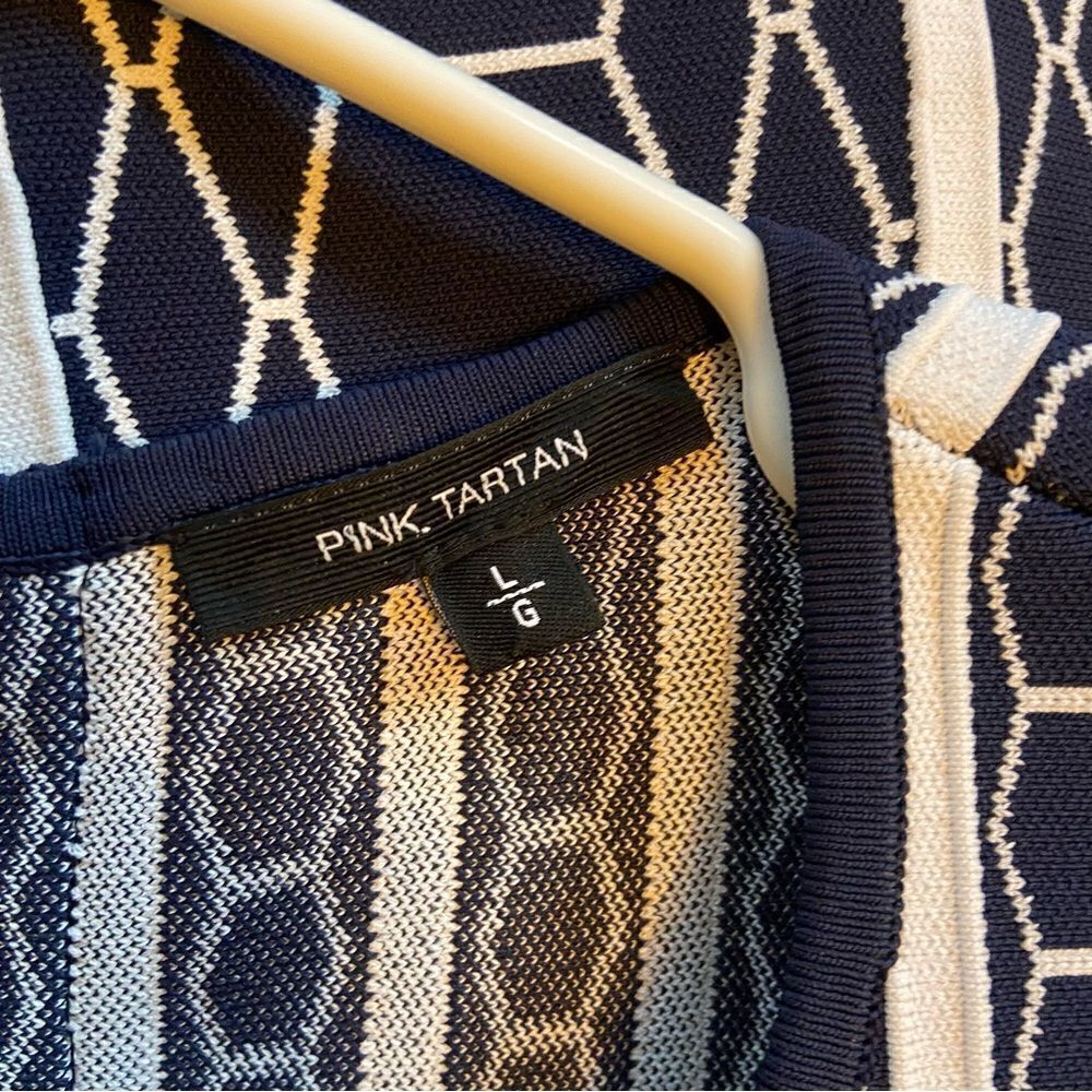 Pink Tartan A Line dress size large - Picture 5 of 8